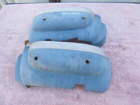 276826 Evinrude Antique Outboard Motor Side Cover Set 7.5hp Fleetwin 1950-53 # 4443