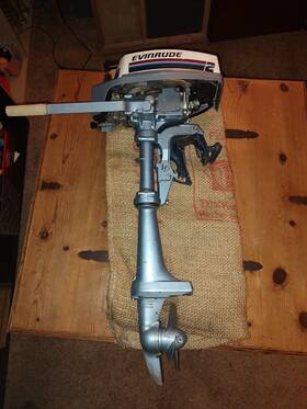 2802r Evinrude 1978 2hp 2 Stroke Tank Top Short Shaft Ultra Light Canoe Row Boat Dingy