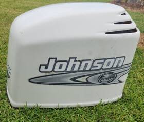 285256 Evinrude Johnson Ficht Cowling Engine Cover Hood 200 225 Hp V6 Cowl