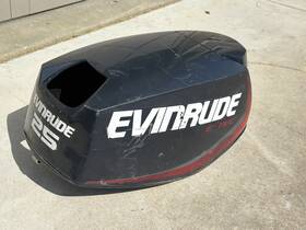 0285763 Evinrude 285825 285763 0285825 Etec Engine Cover Cowling Hood 25 Hp