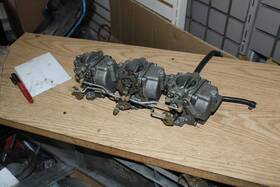 313505 Evinrude Johnson 65hp 3cyl Carburetor Set Cleaned Ready For Install Free Shippin
