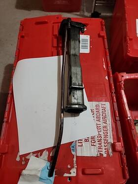 0330439 Evinrude 330439 Johnson 15 Hp Exhaust Tube 322160 324048 With Water P9
