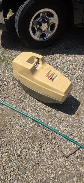 3602e Evinrude 1965 3hp Folding Suitcase Boat Motor
