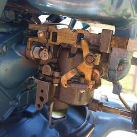 376585 Evinrude 1956 Sportwin 10 - Horsepower Carburetor Assembly Works