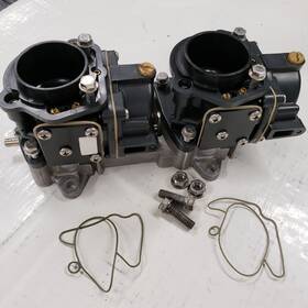 437722 Evinrude Rebuilt Carburetors And Throttle Body Assembly 1995 130hp V-4