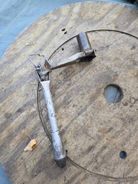4389 Evinrude 1948 Lightfour 9.7hp Outboard Boat Motor Tiller Handle Assembly
