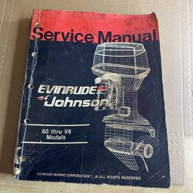 0507547 Evinrude 507547 Oem 0780 Johnson 60 Thru V6 Models Service Manual