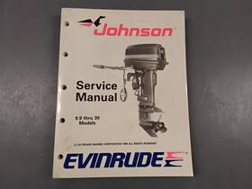 507754 Evinrude Service Manual For Johnson And Outboard Motors 9.9 Thru 30 Hp From 1989