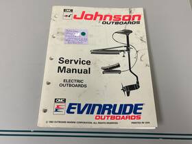 Evinrude 508280 Johnson Oem Service Manual 1992 Et Electric Outboard Models 0720