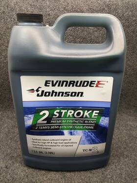 767003 Evinrude Johnson Outboard Synthetic Blend 2-stroke Engine Oil 1 Gallon Tc-w3