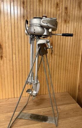 14ea-8822a Evinrude Built Sea King Vintage 1941 Midget Outboard 1 Hp Antique Motor With Spark And Compression