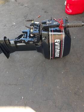 E6rere Evinrude 1994 6 Hp 2 Stroke Outboard Motor - Short Shaft Barely Used
