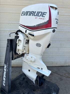 E90dslafa Evinrude 2014 90 Hp 2 Stroke Outboard Engine With 20 Inch Shaft 395 Hours
