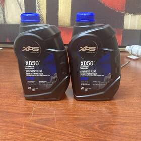 0779717 Evinrude Johnson Lot Of 2 New Xd50 Synthetic Blend 2-cycle Outboard Oil Xps Qt