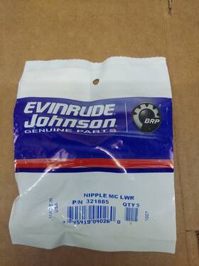 0321885 Evinrude Johnson 321885 5 Pack Tell Tale Water Spray Nipples