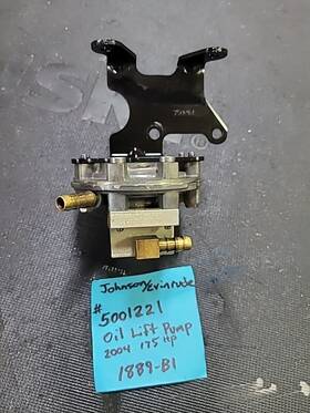 5001221 Evinrude Johnson Outboard Oil Lift Pump W- Bracket #