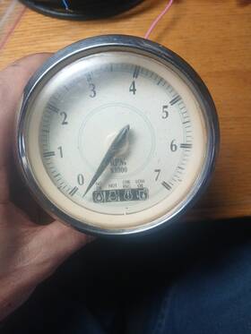 775676 Evinrude Johnson Evinrude/johnson Tachometer With Engine Warning System Came Off Ficht