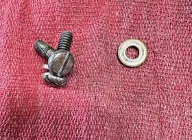 314496 Evinrude Omc Johnson 4.5 - 25 Hp Air Box Silencer To Carb Base Screw Washer 1974-84