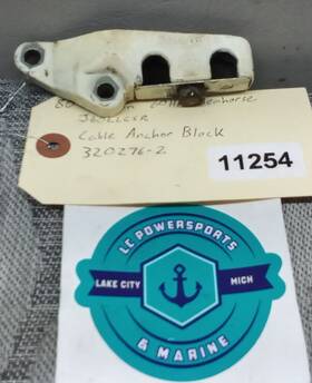 320276 Evirnude 1984 Evinrude 50 Hp Control Cable Anchor Bracket Pn -2