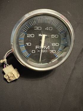 Tc9035 Faria Chesapeake Black Ss 7000 Rpm Outboard Tachometer
