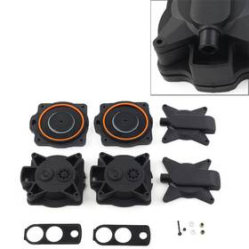 Flashbuyeasy 550753274055 Complete Air Pump Diaphragm Rebuild Repair Kit For Hiblow Hp 100 120 Motor