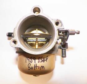 632061-3 Force 1989 85hp Outboard Carburetor Bottom We18-2c 84 85 86 87 88 89