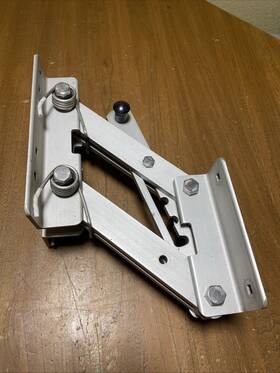 Mb1410 Fulton Marine Boat Yacht Aluminum Kicker Outboard Motor Bracket Heavy Duty 120 Lbs Max