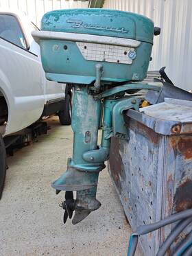 12d15b Gale 1957 Buccaneer 12 Hp Vintage Outboard Boat Motor - Not Running