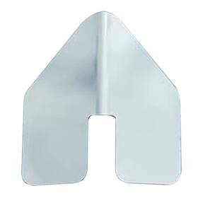 Gator Guards 604014001819 Bowshield Small 6.5x6 Bow Protector Guard Boat Stainless Steel