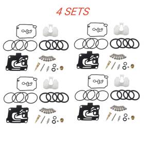 62y-w0093-10-00 Ghmarine 4set Carburetor Carb Rebuild Repair Kit For Yamaha F50-t50 Hp 4 Stroke 2001-2004