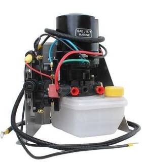 18-6753 Gladiator 10924 Premium 12 Volt Tilt And Trim Motor Pump Reservoir Mtg Bracket Mercury