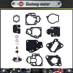 1395-9761-1 Gostang 18-7212 Fit For Mercury Mariner 15 18 20 25 Hp With Carburetor Repair Kit