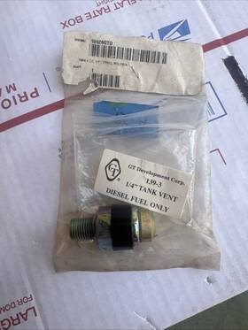 10626gtd Gt 139-3 1/4 Inch Tank Vent Diesel Fuel Only 6dh Oem 139-1