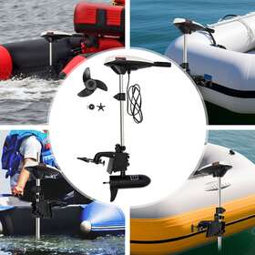 Outboardengine86476us Hangkai Electric Outboard Trolling Motor 65 Lbs Thrust 12v 660w Power Boat Engine Usa