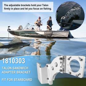 1810303 Hihitomorrow Replacement For Minn Kota Talon Sandwich Adapter Bracket Starboard