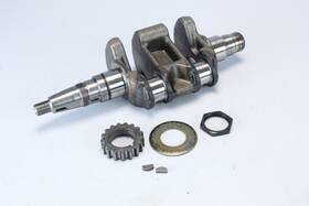 13311-zy1-000 Honda 2003 2004 2005 2006 2007 Crankshaft 15 20 Hp 4-stroke 2 Cylinder Polished