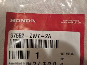 37552-zw7-2a Honda Ign Repl Sin Pgm Oem New Two Keys Included