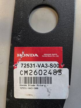 72531-va3-s00 Honda Blade Rotary Oem New