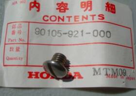 90105-921-000 Honda Oil Check Bolt