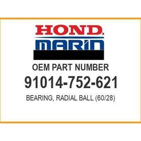 91014-752-621 Honda Bearing 60/28 Oem New
