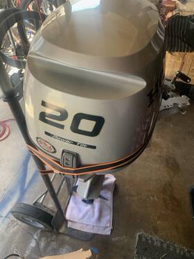 Bf20d3lht Honda Marine 20 Hp 4-stroke Power Tilt Inch Shaft Outboard Motor