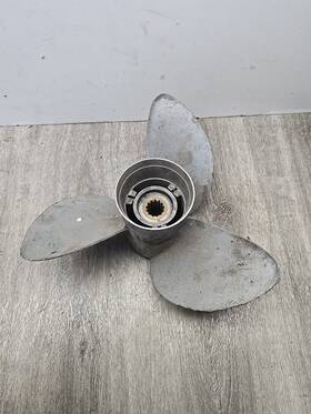 Hustler 12-1/4x15 Turning Point Outboard Propeller Prop Evinrude Johnson Hub 12 1/4 X 15 P