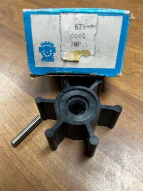 673-0001 Itt Jabsco Water Pump Impeller For Pumps Lot Of 2