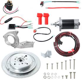 61n-85550-10 Jaxivo 61n8555010 Electrical Start Conversion Kit For Yamaha 2-stroke 30hp Outboard