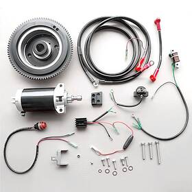 66t-85550-00 Jaxvio Electrical Start Conversion Kit For Hangkai Outboard 2 -stroke 40hp
