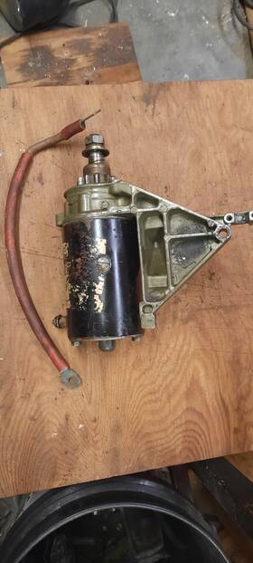 0317328 Johnson Evinrude Electric Starter&bracket 18 To 25 Hp Up 1975