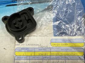 0336181 Johnson Evinrude Thermostat Cover -a