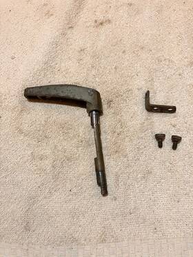 0320931 Johnson 036114 1975 9.9 Hp Shift Lever And Shaft Assembly