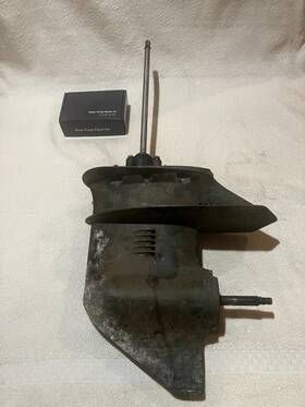 0386017 Johnson 1975 9.9 Hp Complete Lower Unit