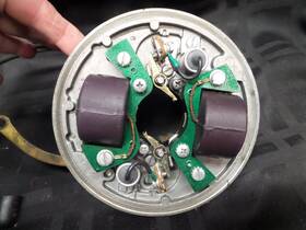 0580582 Johnson 1971 6rl71 6hp Armature Magneto Plate 580582 Outboard Motor Evinrude